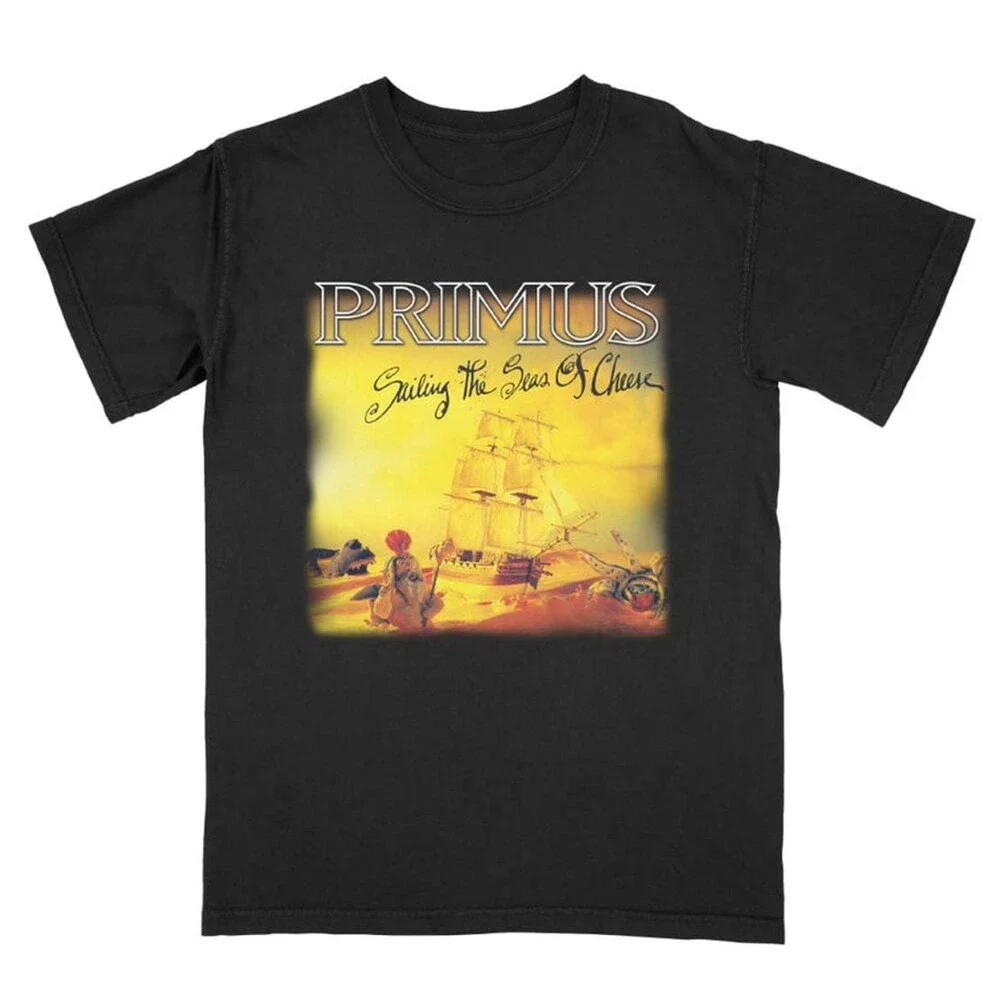 Primus Men's Sea of Cheese Logo T-Shirt Medium | Officially Licensed